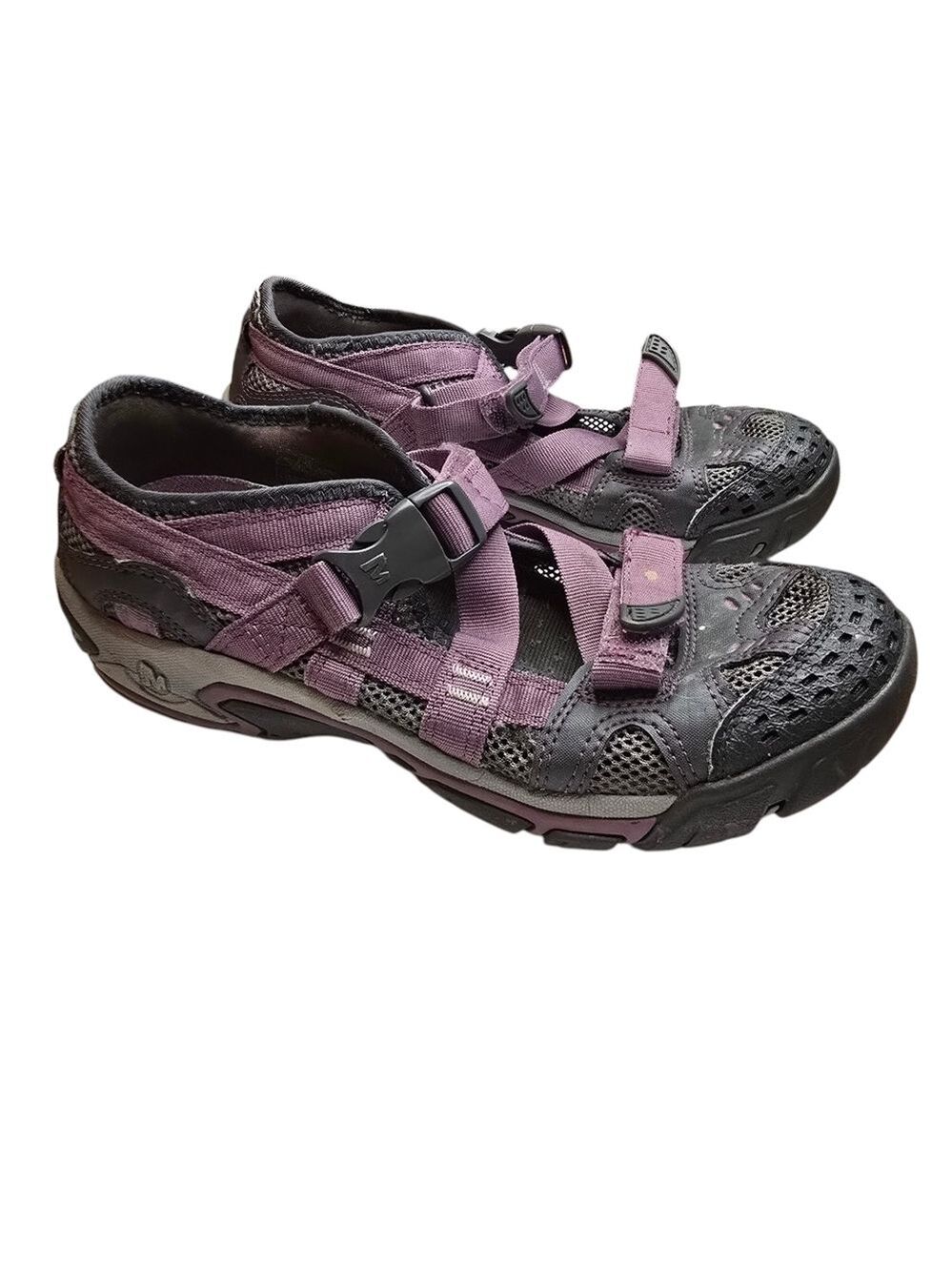 Merrell Purple Black Sandals 8